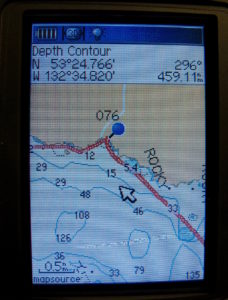 GPS Map Screen